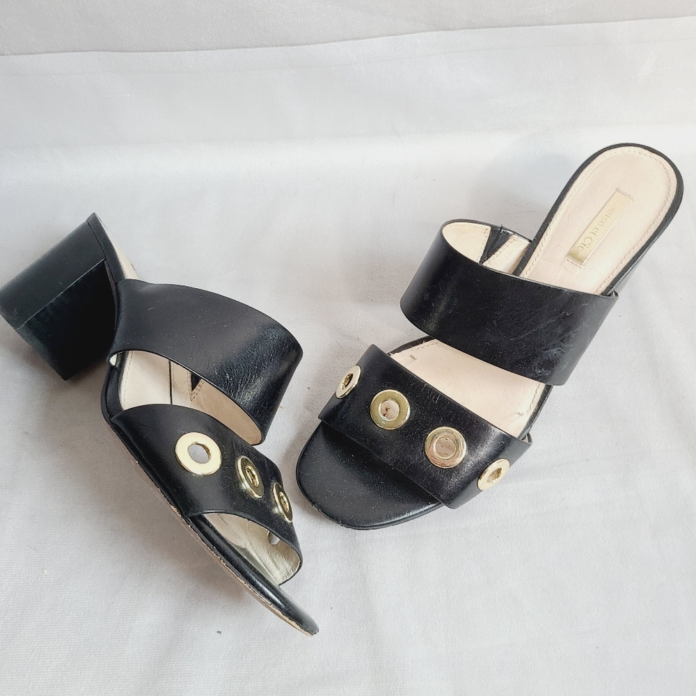 Louise et Cie Grommet Block Heels